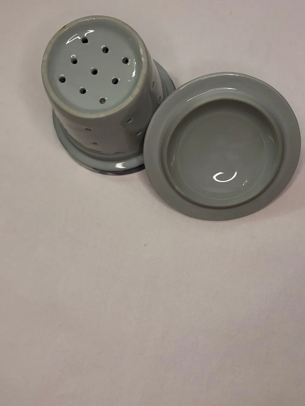 Blue and White Porcelain Tea Infuser Lid